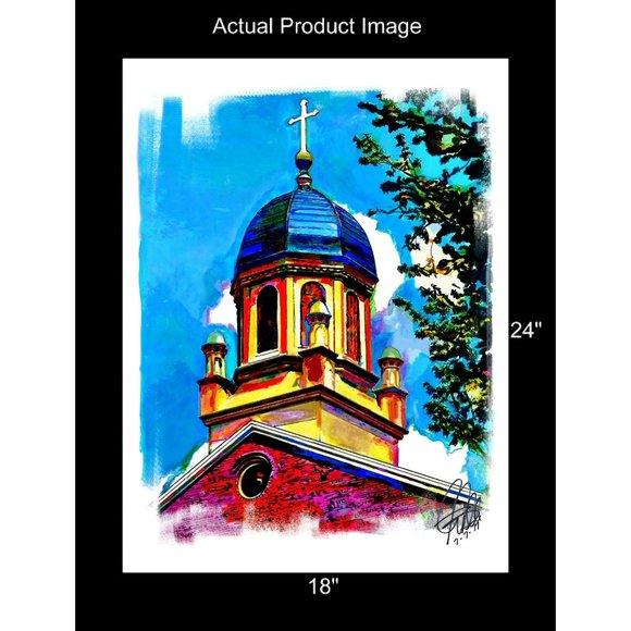 University of Dayton Dome Print 18x24 - Picture 2 of 4